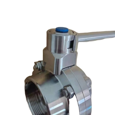Manual modificado para requisitos particulares del precio de fábrica 	Válvula de acero inoxidable neumática de la válvula de mariposa DN32 DN40 DN50 DN65 SS304&316