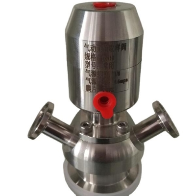 El precio de fábrica modificó la válvula sanitaria DN10 DN15 DN20 DN25 SS304&316 de Tow Port Stainless Steel Sampling para requisitos particulares